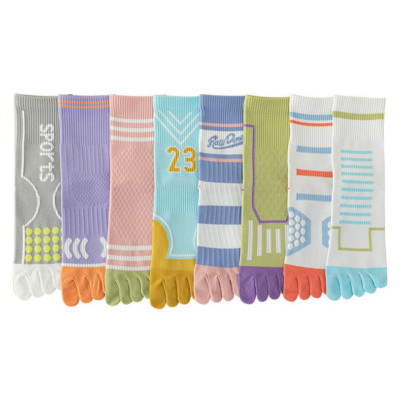 Lurelle Mid-Calf Sports Compression Socks with Odor Control