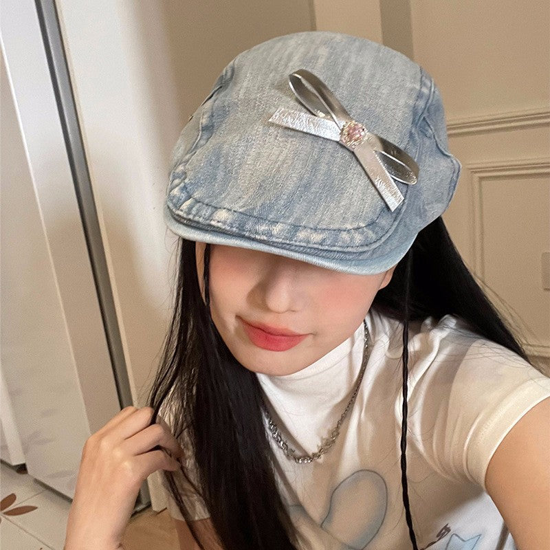 Lyanna Summer Dome Crown Bow Hat