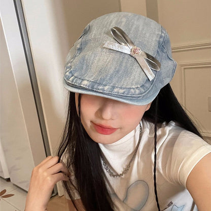 Lyanna Summer Dome Crown Bow Hat