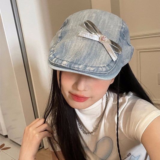 Lyanna Summer Dome Crown Bow Hat