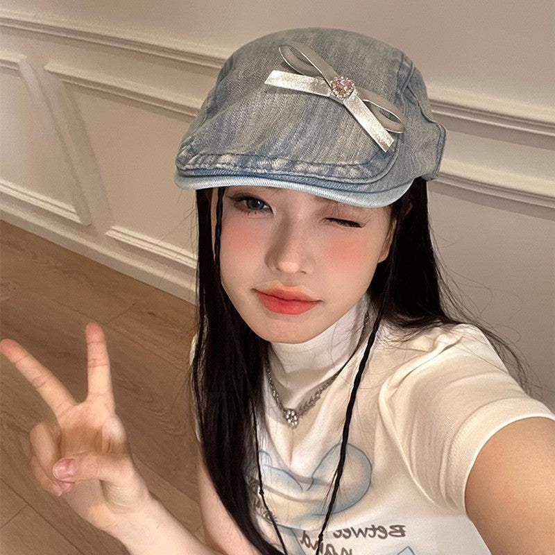 Lyanna Summer Dome Crown Bow Hat