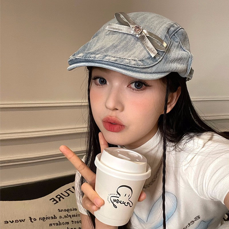 Lyanna Summer Dome Crown Bow Hat
