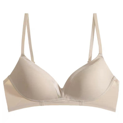 Pryvessa French Style Satin Triangle Cup Bralette