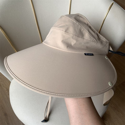 Quenira Wide Brim UV Protection Dome Sun Hat