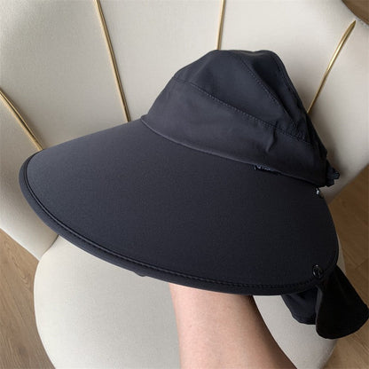 Quenira Wide Brim UV Protection Dome Sun Hat