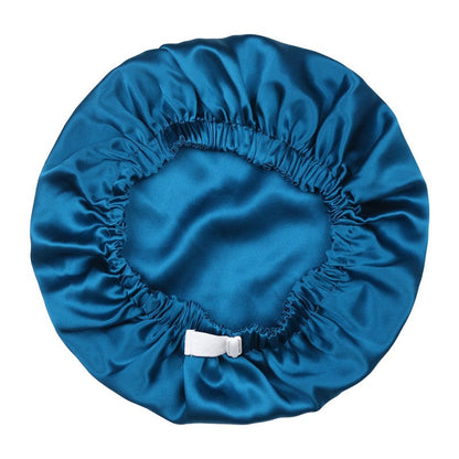 Quivira Double Layer Silk Elastic Sleep Bonnet