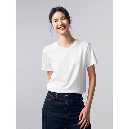 Venoria Bamboo Fiber Solid Color T-Shirt